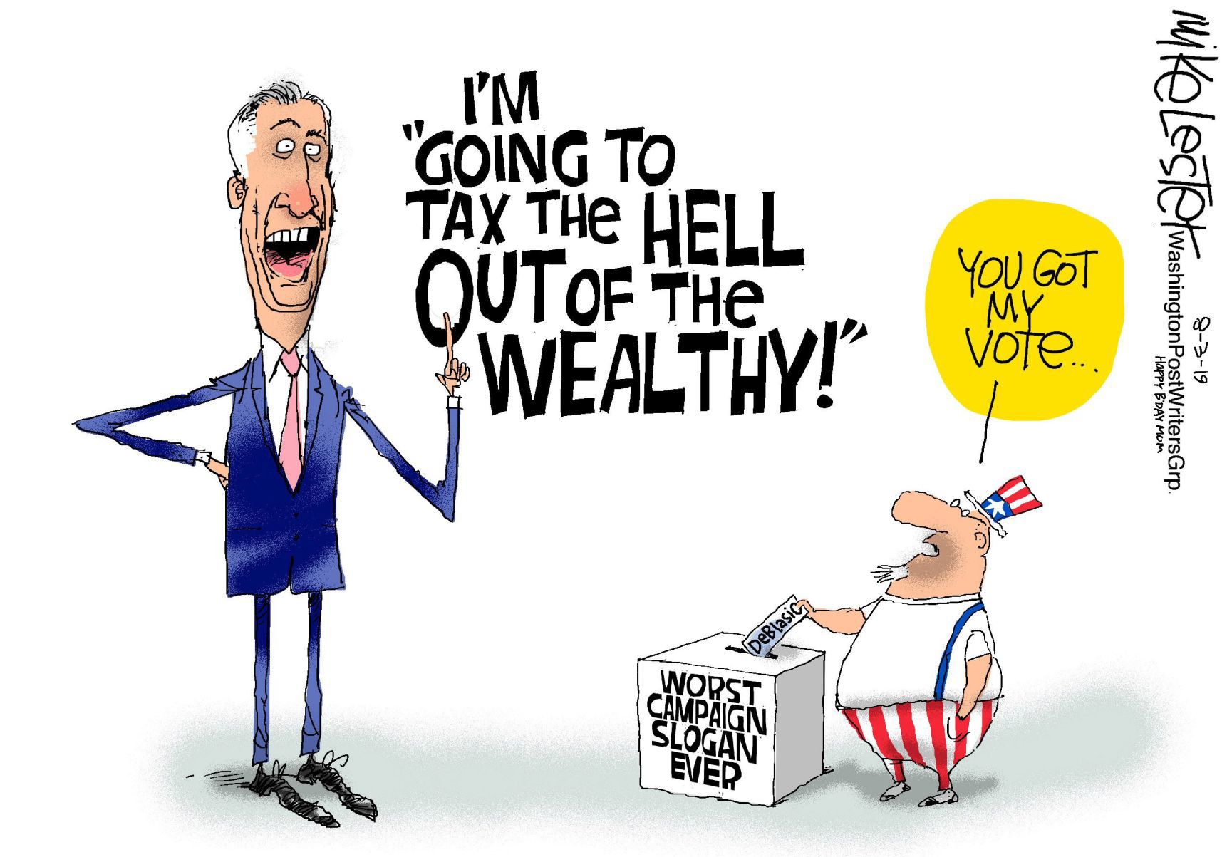 Mike Lester cartoon